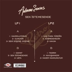 Adnan Şenses - Sen İstemesen de (2 LP) Plak