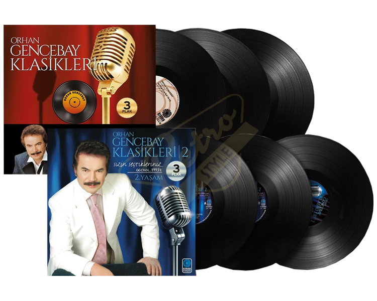 Orhan Gencebay Klasikleri 1  + 2 SET (6LP) Plak