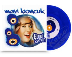 Emel Sayın - Mavi Boncuk Renkli Single Plak